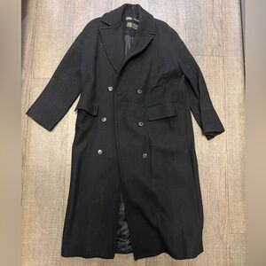 Zara Oversized Wool Long Coat